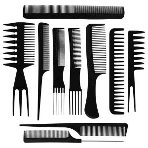 Professional Hair Comb Set 10 Piece Hair Styling Kit High Quality