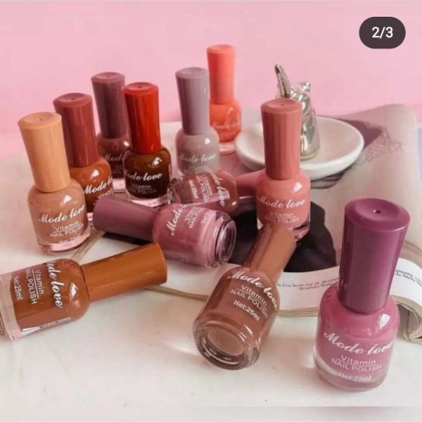 attractive picture of Nude Nail Polish set of 12