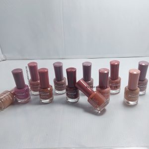 Nude Nail Polishes Set of 12 with Bag