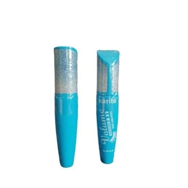 Pack tube of Karite Blue Mascara Waterproof Volumizing and Lengthening Mascara