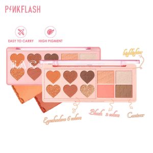 Pinkflash Multi Face Palette PF-M02 3 in 1 Blush Eyeshadow and Highlighter Palette