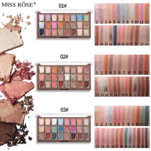 Miss Rose 24 Color Eyeshadow Palette