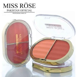 Miss Rose 2 in 1 Blusher in Gold Packing 2 Color Blush