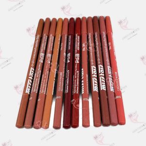 Set of 12 Miss Tais Lip Pencil Lip Liners High Pigmented Waterproof Soft Lips Permanent Effect All Natural