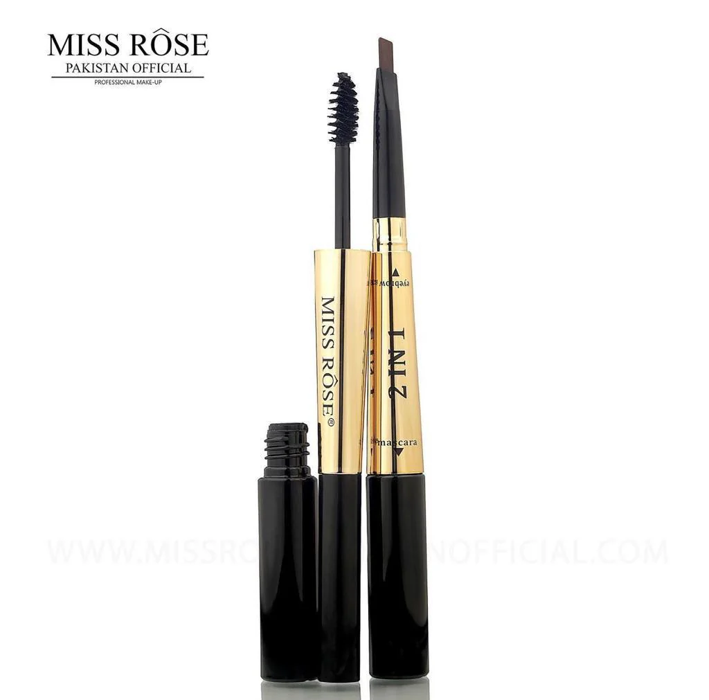 Miss Rose 2 in 1 Mascara and Eyebrow Pen