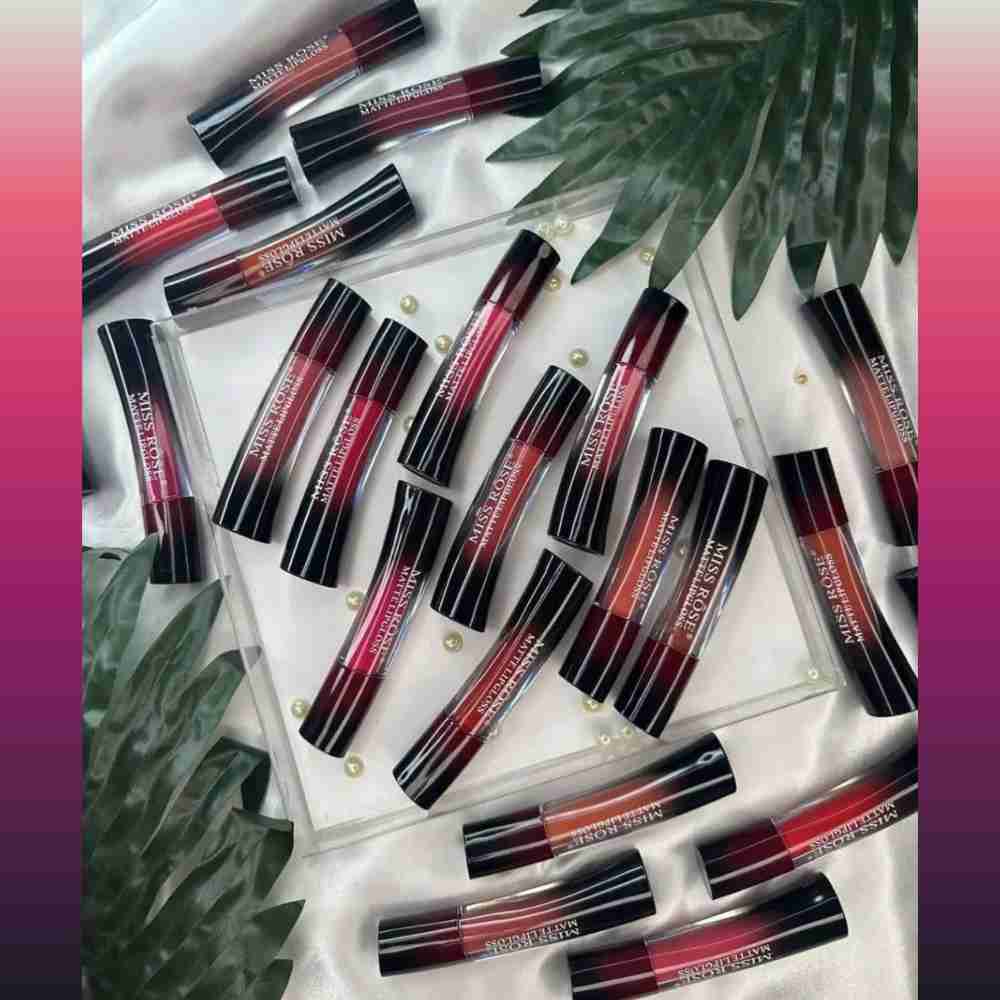 Miss Rose Matte Lip Gloss Black (New)