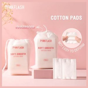 PINKFLASH Cotton Pads Makeup Removal (40 pcs)